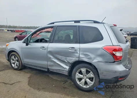 2014 Subaru Forester 2.5I Premium from USA, damaged, VIN JF2SJAEC1EH528591